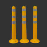 Hito flexible amarillo